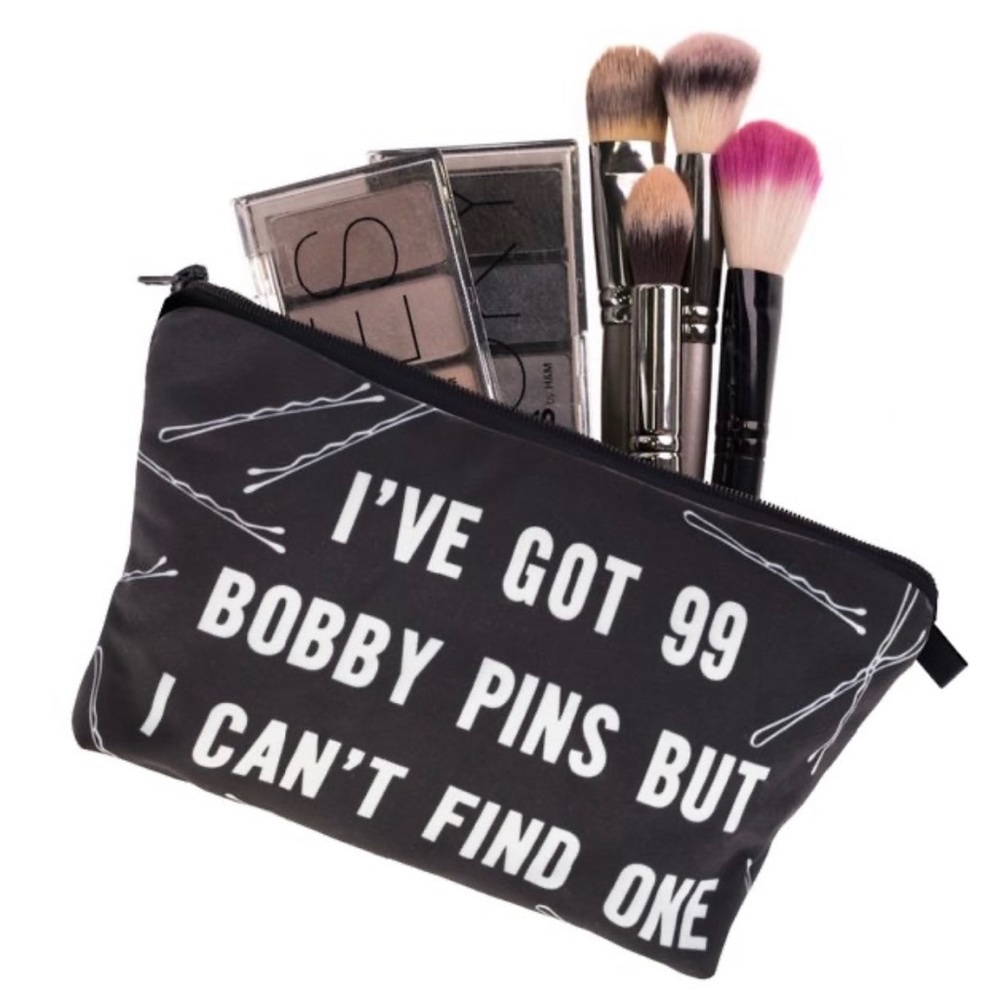 99 Bobby Pins makeup bag